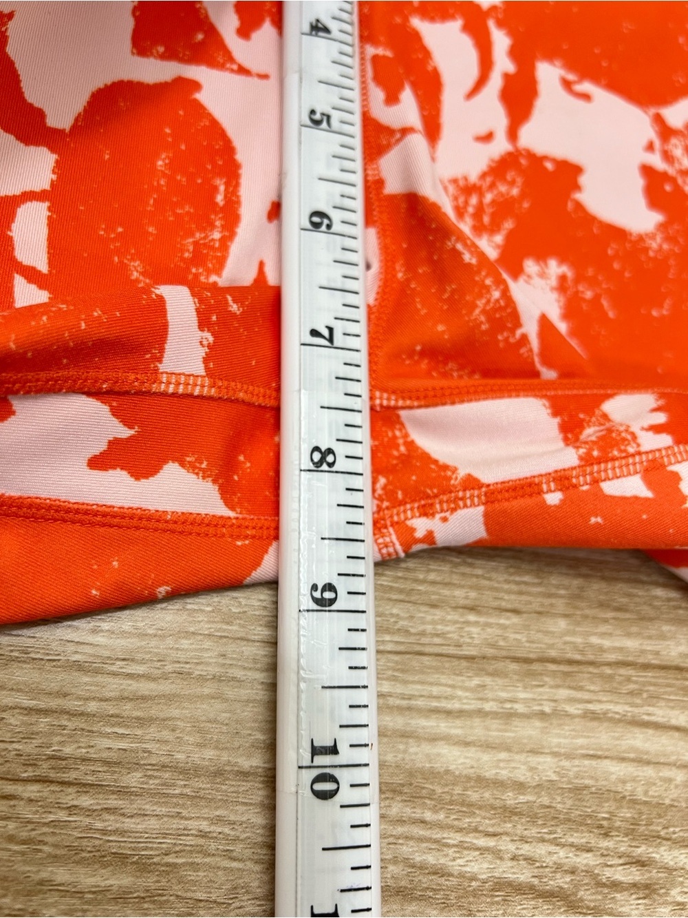 Nike One Luxe Icon Women’s Size Small US Mid-Rise Training Bike Short Orange - Picture 5 of 14